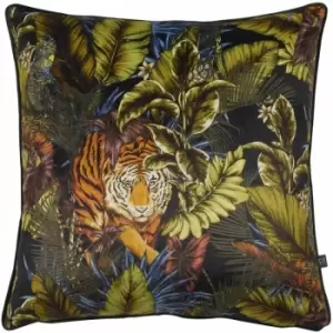 Prestigious Textiles Bengal Tiger Amazon Cushion Cover (55cm x 55cm) (Multicoloured) - Multicoloured