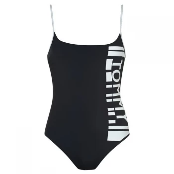 Tommy Bodywear Bold Side Logo Swimsuit - Navy Blazer