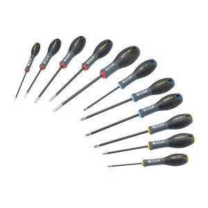 Stanley Tools 062064 Diamond Tip Screwdriver Set, 10 Piece SL/PH/PZ