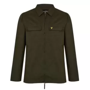 Lyle and Scott Nylon Overshirt - Green