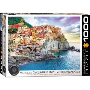 Manarola Cinque Terre Italy Eurographic 1000 Piece Jigsaw Puzzle