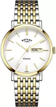 Rotary Watch Windsor Mens D - White