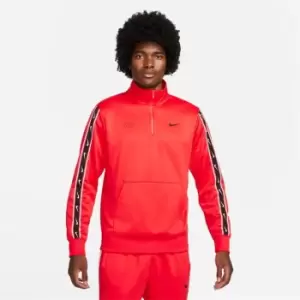 Nike Sportswear Repeat Mens Half Zip Top - Red