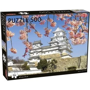 White Egret Castle 500 Piece Jigsaw Puzzle