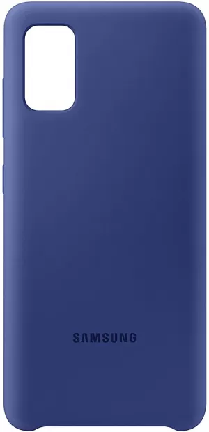 Samsung Galaxy A41 Silicone Cover in Blue (EF-PA415TLEGEU)