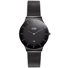 Black STORM MINI XENU SLATE' Fashion Watch - 47470/SL