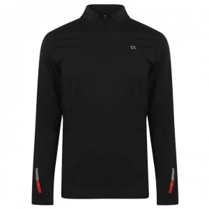 Calvin Klein Performance Long Sleeve Zip Top - CK Black 007