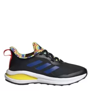 adidas FortaRun Sport Running Lace Shoes Kids - Core Black / Royal Blue / Impa