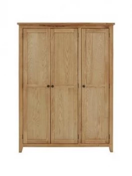 Julian Bowen Marlborough 3 Door Wardrobe With Fitted Interior