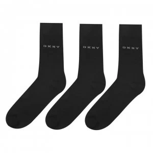 DKNY Logo Crew Socks - Black