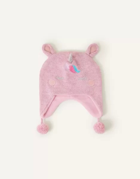 Girls Unicorn Knit Hat