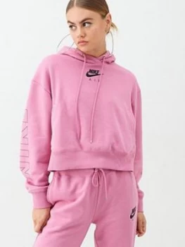 Nike NSW Air OTH Hoodie - Pink, Flamingo, Size L, Women