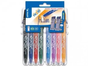 Pilot Set2Go Frixion Ball 0.7mm Assorted PK8