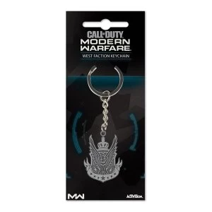 Call of Duty: Modern Warfare West Faction Metal Keychain