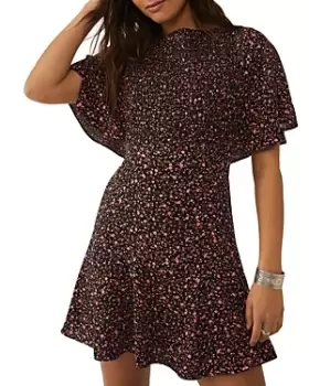 Free People Florence Floral Print Mini Dress