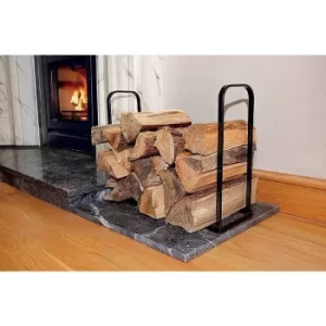 Fire Side Log Store. Plastic Coated Heavy Duty Steel. 45cm L x 16cm W x 35cm H