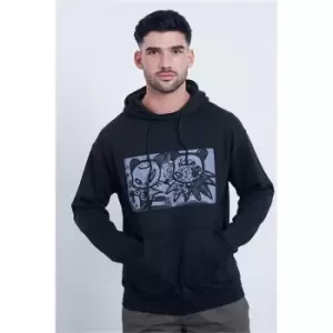 I Saw It First Black Tot Mono Print Hoodie - Black