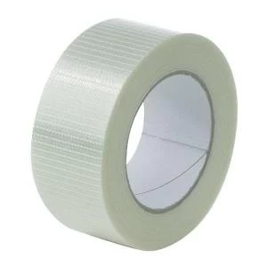 Cross Weave Reinforced Tape 50mm X 50m 1 x Pack of 18 Rolls CRT50