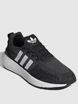 adidas Originals Swift Run 22 - Black/White, Size 9, Men