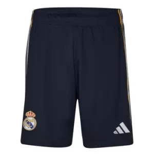 adidas Real Madrid Away Shorts 2023 2024 Adults - Blue