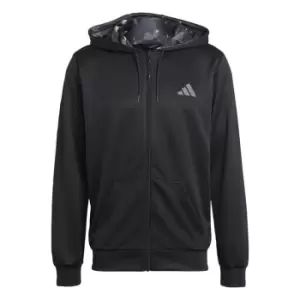 adidas Train Essentials Seasonal Training Full-Zip Jacket - Black