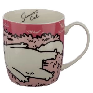 Pink Simon & Cat Porcelain Mug