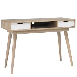 LPD Scandi Desk with White Drawers