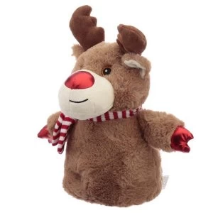 Plush Reindeer Christmas Door Stop