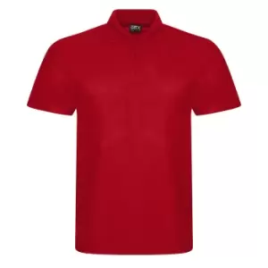 PRO RTX Mens Pro Pique Polo Shirt (7XL) (Red)