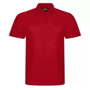 PRO RTX Mens Pro Pique Polo Shirt (L) (Red)