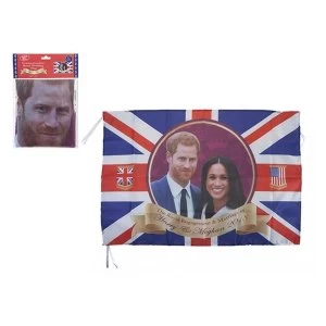 Royal Couple 80 X 133cm Rayon Flag with Grommets