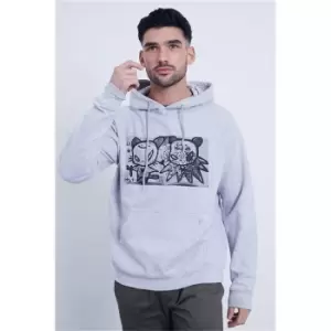 I Saw It First Grey Tot Mono Print Hoodie - Grey