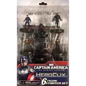 Heroclix Captain America The Winter Soldier Movie 6 Figure Starter Pack