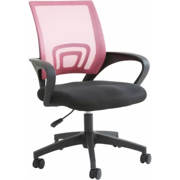 Premier Housewares - Pink Home Office Chair