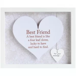 Said with Sentiment Rectangular Heart Frames Best Friend