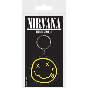 Nirvana - Smiley Keychain