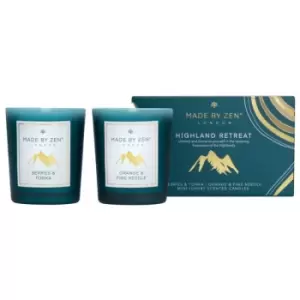 Made By Zen Highland Retreat Signature Candle Gift Set