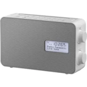 Panasonic RF-D30BTEG-W Kitchen radio DAB+, FM Bluetooth, AUX Alarm clock, splashproof White