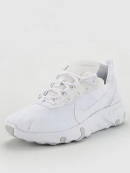 Nike Renew Element 55 Junior Trainers - White, Size 3