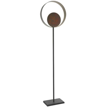 Merano Messina Floor Lamp Bronze Patina Finish & Dark Bronze Paint