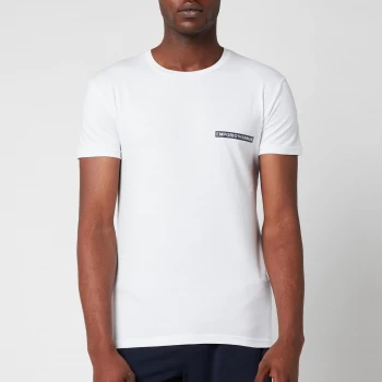 Emporio Armani Icon Logo Lounge Slim Fit T-Shirt White Size L Men