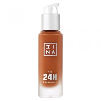 3INA Makeup The 24H Foundation 30ml (Various Shades) - 667 Ultra Dark Beige