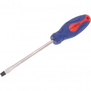 Faithfull Soft Grip Flared Slotted Tip Screwdriver 8mm 150mm