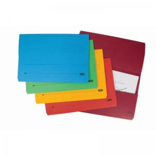 Elba Strongline Document Wallet Bright Manilla Foolscap Assorted 25