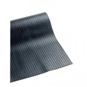 Slingsby VFM Broad Ribbed 3mm Matting 1200mmx10m Black 378752