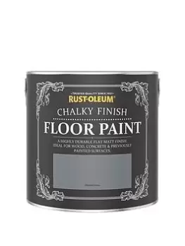 Rust-Oleum Chalky Floor Paint Mineral Grey 2.5L