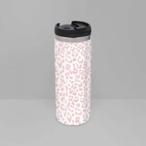 Small Cheetah Stainless Steel Travel Mug