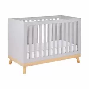 Babymore Mona Mini Cot Bed -grey