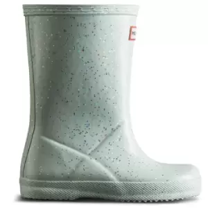 Hunter Girls First Class Giant Glitter Waterproof Rain Boots UK Size 11 (EU 29)