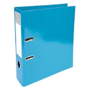 Exacompta Lever Arch File 53627E 70 mm Pressboard 2 ring A4 Blue Pack of 10